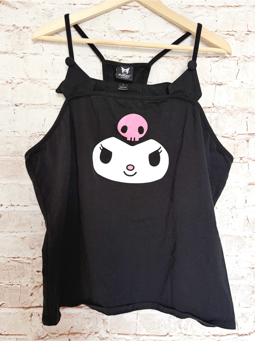 Kuromi Sanrio Hot Topic batwing cami top